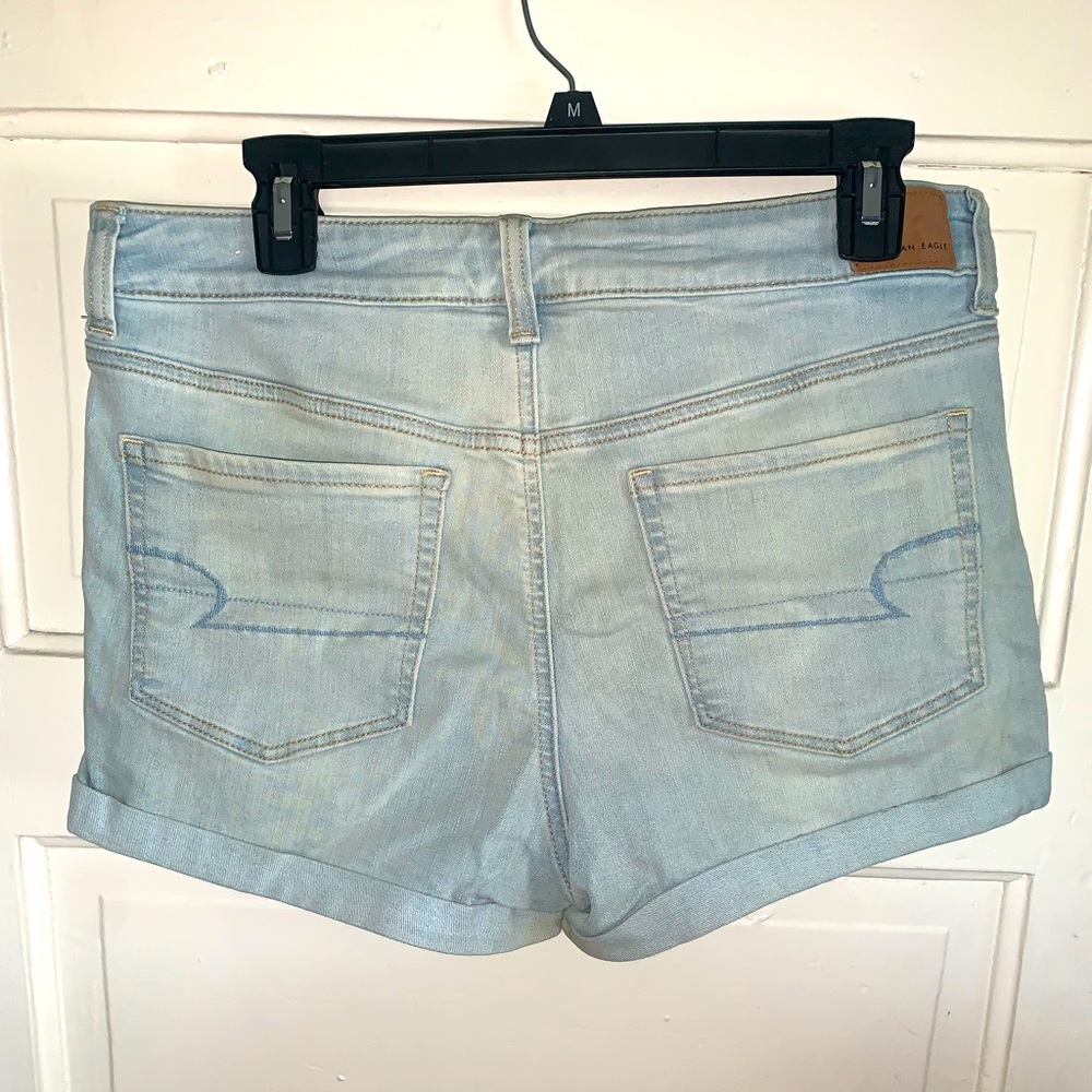 American Eagle high waisted jean shorts size 12